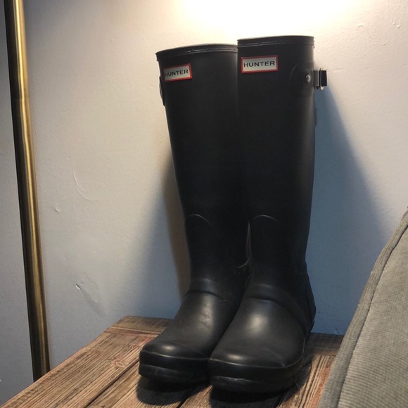Hunter Shoes - Black Hunter Boots, Original tall